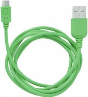    CBR Rainbow M Green microUSB - USB2.0, 1m