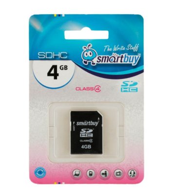     SDHC 4GB Smart Buy Class 4
