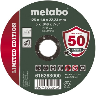    Metabo Limited Edition 125x1.0 Inox 616263000