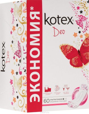   Kotex   "Lux. SuperSlim Deo",    , 60 