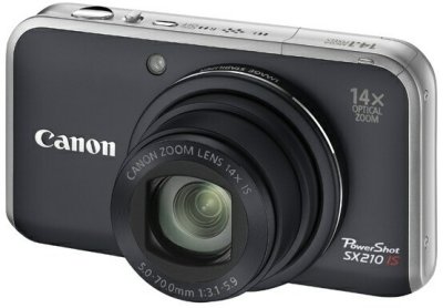    Canon PowerShot SX210 IS (14.0Mp, 14x zoom,  , SD, USB)