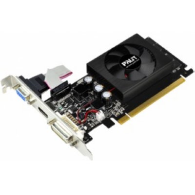   Palit GeForce 210  PCI-E 1Gb GDDR3 64bit 40nm 589/1000MHz DVI(HDCP)/VGA/HDMI OEM (NEAG2100