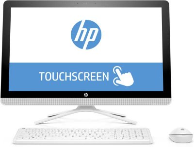    HP 24-g038ur 23.8" FHD Touch, Core i3 6100U, 8Gb, 1Tb, DVD-RW, Wi-Fi, Kb + M, Win 10, 