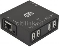      HDD SATA 3.5 AgeStar LB3-G USB2.0/ RJ45 Networking Adater with 4 Port USB Server