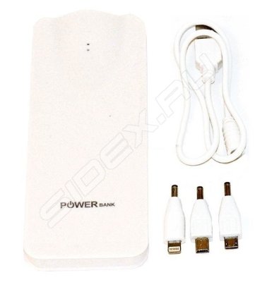   KS-is Power Bank KS-242 White (USB 0.8A, 2600mAh, 3 , Li-lon)