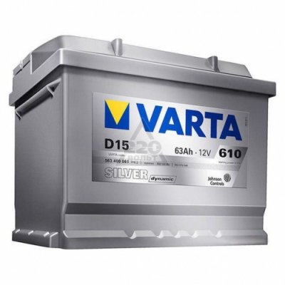     Varta Silver Dynamic D15, 63 /, 610 ,  