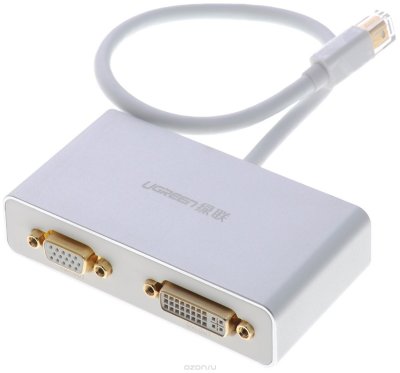   Ugreen UG-10438, White - DisplayPort