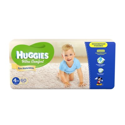   Huggies  "Ultra Comfort" Mega Pack 10-16    (60 ) 5029053543789