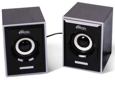    RITMIX SP-2090w 2.0 Black 2x3 , 20-18000 , mini Jack, USB