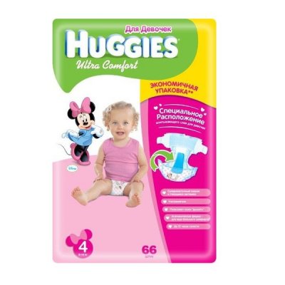    Huggies Ultra Comfort Mega Pack   4 8-14  66 