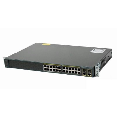   Cisco WS-C2960R+24TC-L  Catalyst 2960 Plus 24 10/100 + 2T/SFP LAN Base
