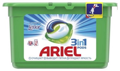    Ariel PODS 3--1 Touch of Lenor Fresh   12 .