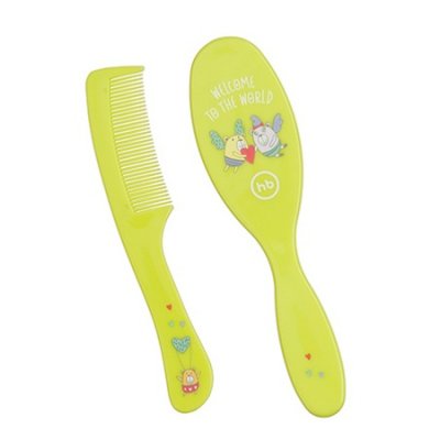    Happy Baby Hairbrush Comb Lime 17000 4650069781134