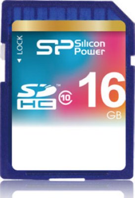     SecureDigital SecureDigital 16Gb Silicon Power HC Class10 (SP16GBSDHC10 / SP016GBSDH010