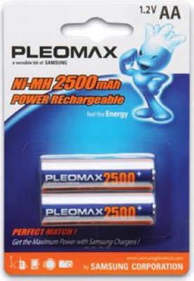   Samsung Pleomax HR06-2BL 2500mAh  AA, 2   