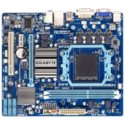     GigaByte GA-78LMT-S2P rev4.0 (RTL) SocketAM3+ (AMD 760G)PCI-E+SVGA+DVI+GbLAN SATA