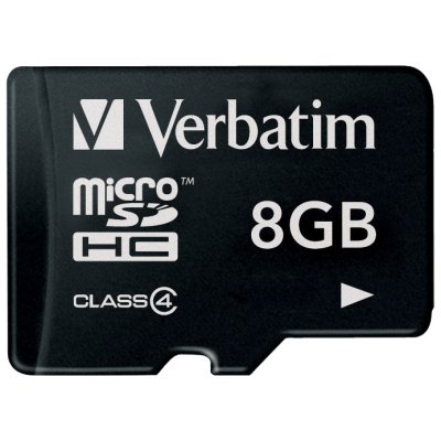     Verbatim microSDHC Class 4 Card 8GB
