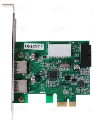    ORIENT VA-3U2219PE, PCI-E USB 3.0 2ext/2int (19pin) port, VL805 chipset,  .