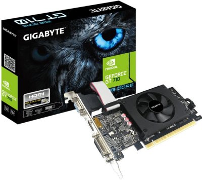    PCI-E 2048Mb GeForce GT710 Gigabyte (GV-N710SL-2GL) [64bit, DDR3] RTL