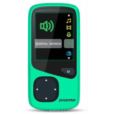   Digma Cyber 1 8Gb, Green MP3-