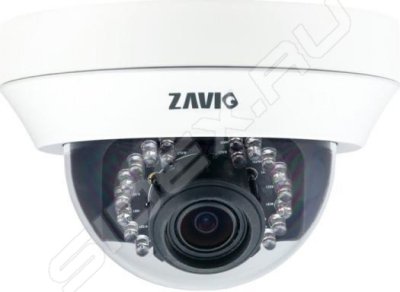    ZAVIO (D5114) 720P Indoor IR Dome IP Camera (LAN, 1280x720, f=2.7-9mm, 18LED, microSD)