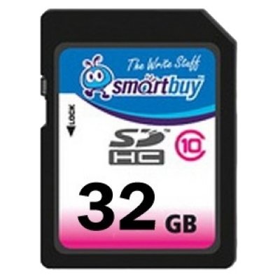     SmartBuy (SB32GBSDHCCL10) SecureDigital High Capacity Memory Card 32Gb Class10