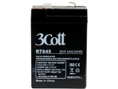    3Cott RT645 6V 4.5Ah