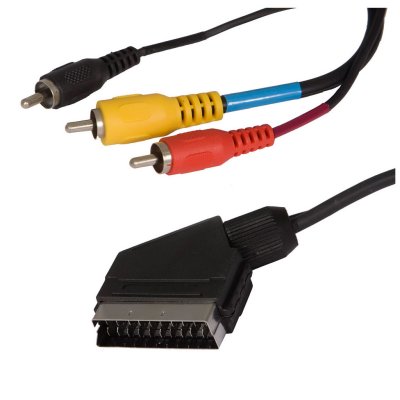     Scart (m) (in/out) - 3x RCA "" (m),3 , 