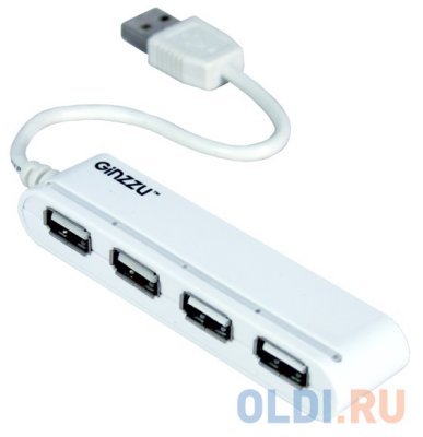    USB Ginzzu Hub 4  ( GR-434UB ) Retail