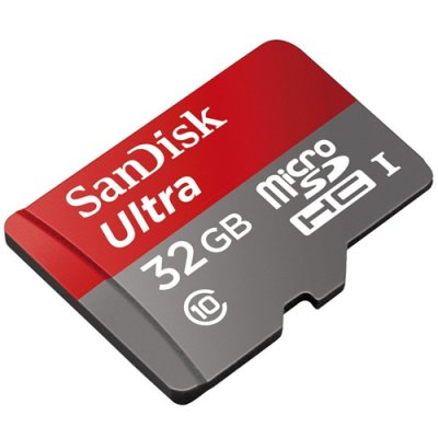     Sandisk Ultra microSDHC 32Gb Class 10 UHS-I + ADP (30/10 MB/s), SDSDQL-032G-R35A