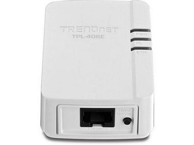     TRENDnet TPL-406E Powerline 1xRJ-45 10/100/1000Mbps