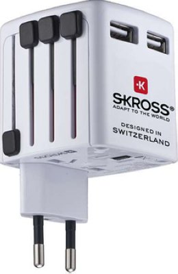        Skross World USB Charger USB 2USB  (32457)