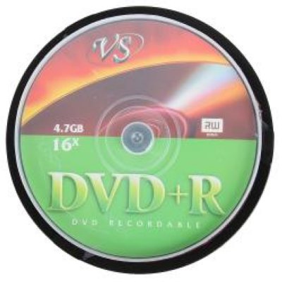    DVD+R VS 4.7 Gb, 16x, Cake Box (10), (10/200)