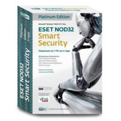   ESET NOD32 Smart Security Platinum Edition ,   2 ,  1 , BOX (NOD32-ESS-NS