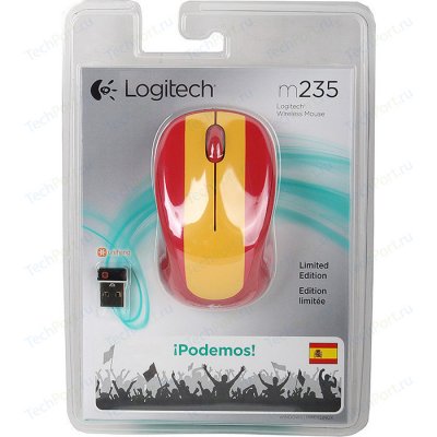   Logitech M235 Wireless Mouse Grey USB 910-002203