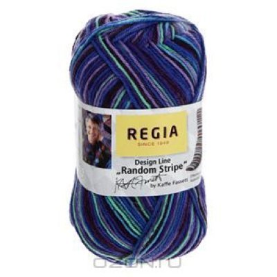     Regia Design Line "Random Stripe", : Delphinium color / , , ,
