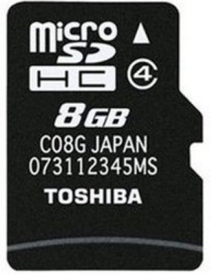     Toshiba microSDHC 8Gb Class4 (THN-M102K0080M2)