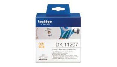    Brother DK11207  CD/DVD  58  100   