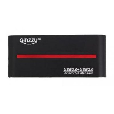    USB 3.0+USB 2.0 Ginzzu GR-324UB  4  ()