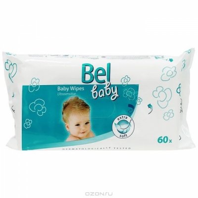     Bel Baby wipes   , 60 .