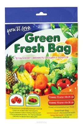    You"ll love "Green Fresh Bag", 38  25 , 43  28 , 20 