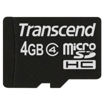     Transcend TS4GUSDHC4 + SD adapter