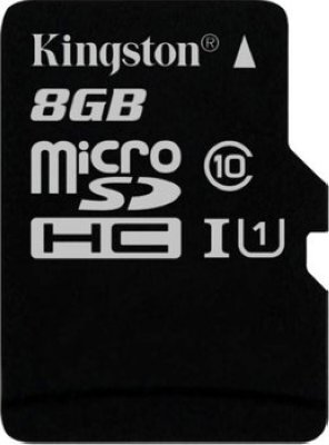     Micro SecureDigital 8Gb Kingston SDHC class 10 (SDC10G2 / 8GBSP)