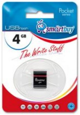  Smart Buy SB8GBPoc K  USB 2.0 8GB Pocket series Black