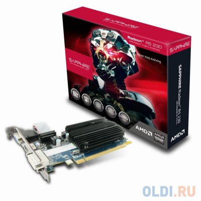    1024Mb Sapphire R5 230 PCI-E GDDR3 64bit DVI HDMI HDCP 11233-01-20G Retail