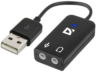     Defender Audio USB - 2  3.5 Jack 0.1m 63002