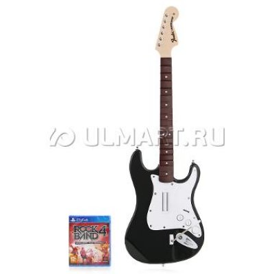     Rock Band 4 Wireless Fender Stratocaster, [PS4],  +  "Rock Band" [PS4]