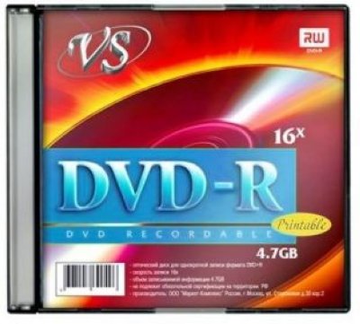   TDK VSDVDRIPSL501  DVD-R 4.7 , 16x, 5 ., Slim Case, Ink Printable