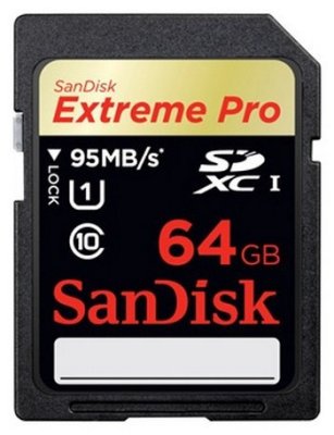    Sandisk SDXC 64 Gb Class 10 Extreme Pro