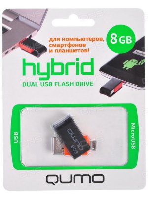    OTG USB Flash Qumo Hybrid 8 